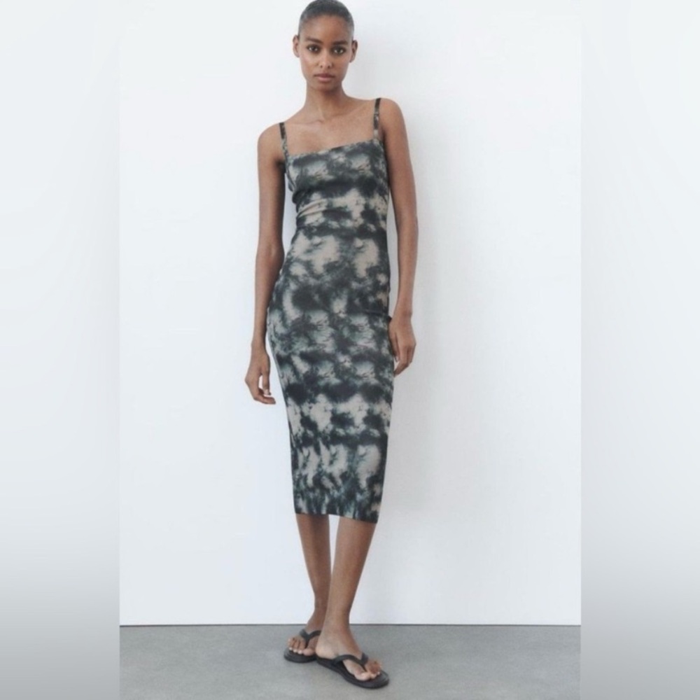 TIE DYE PRINT DRESS